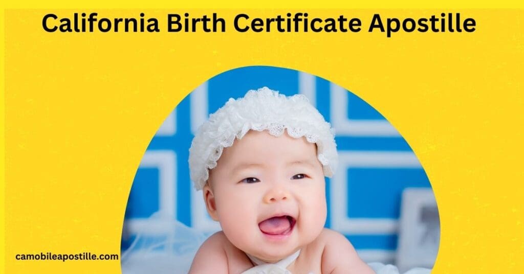 California Birth Certificate Apostille